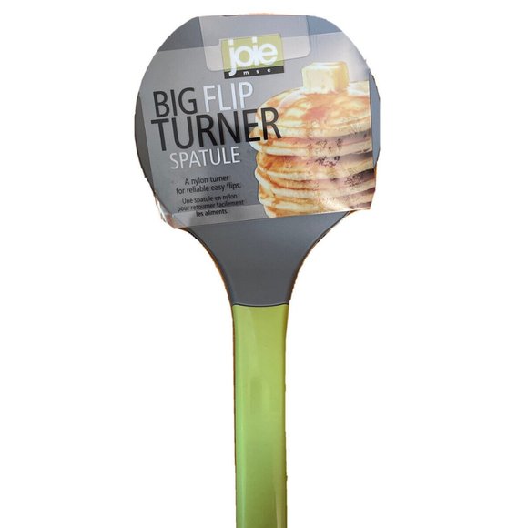 Joie MSC- Green Big Flip Nylon Turner Spatule 220°C Heat Resistance BPA Free - Picture 1 of 3